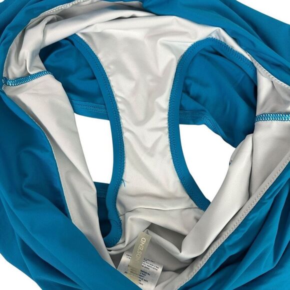 Lands End Womens Swim Skirt with Built in Brief size 8 Blue - Picture 4 of 7